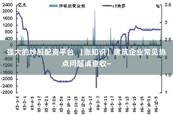 强大的炒股配资平台 【涨知识】建筑企业常见热点问题请查收~