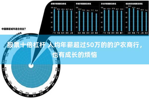 股票十倍杠杆 人均年薪超过50万的的沪农商行，也有成长的烦恼