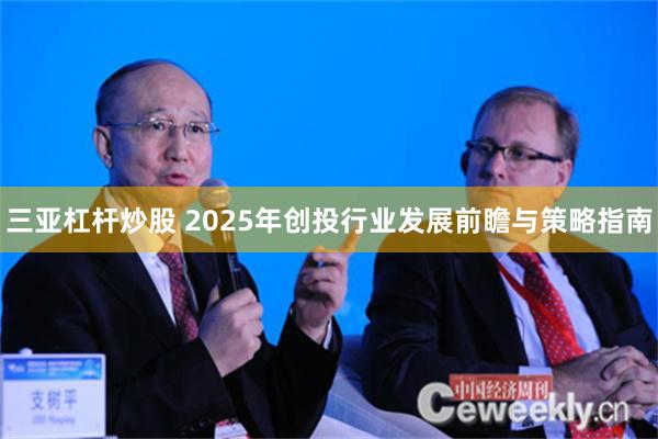 三亚杠杆炒股 2025年创投行业发展前瞻与策略指南